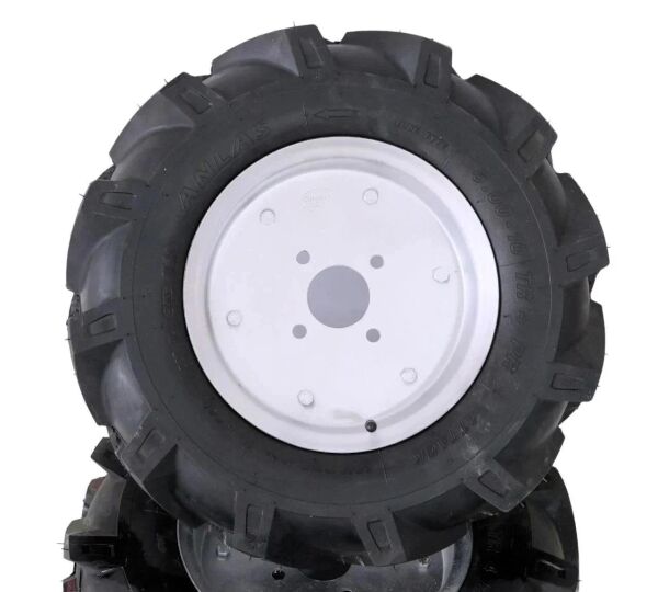 Anlas Çapa Makinesi Cırcırlı Akslı Teker Takımı 4.00-8