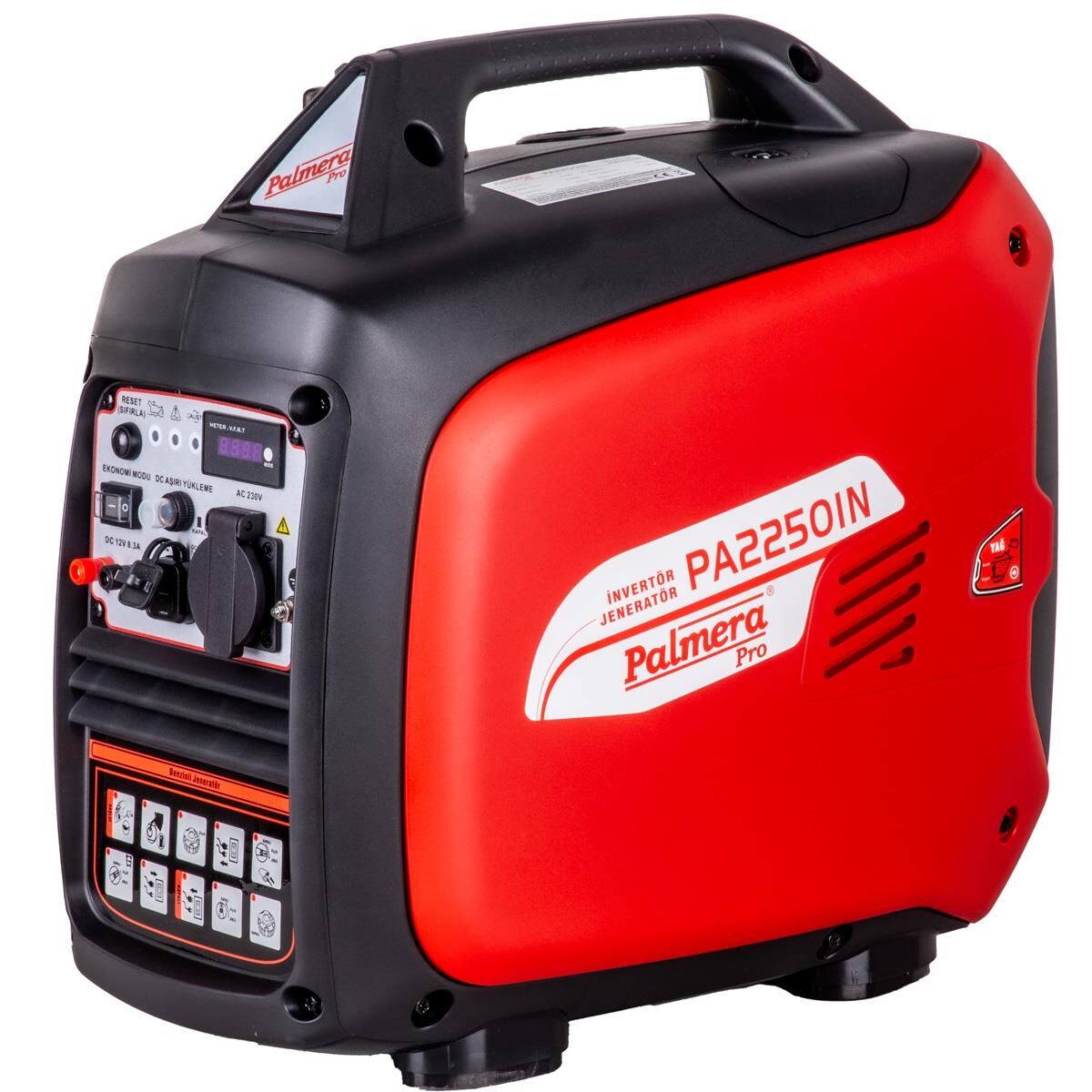 Palmera PA2250IN 2 kVA İnvertörlü Benzinli Monofaze Jeneratör