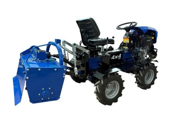 Yavuz Y600SX PRO 188FE 12 Hp Dizel Marşlı 4x4 Mini Traktör