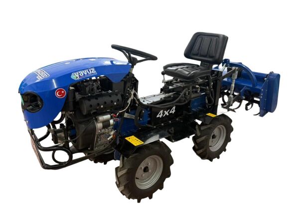 Yavuz Y600SX LİFE 188FE 12 Hp Dizel Marşlı 4x4 Mini Traktör
