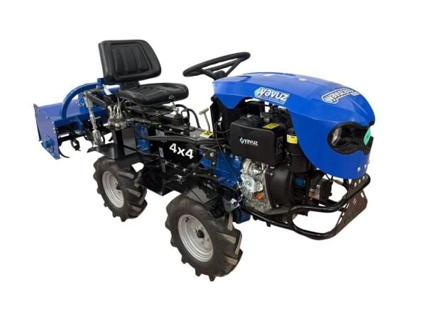 Yavuz Y600SX LİFE 188FE 12 Hp Dizel Marşlı 4x4 Mini Traktör
