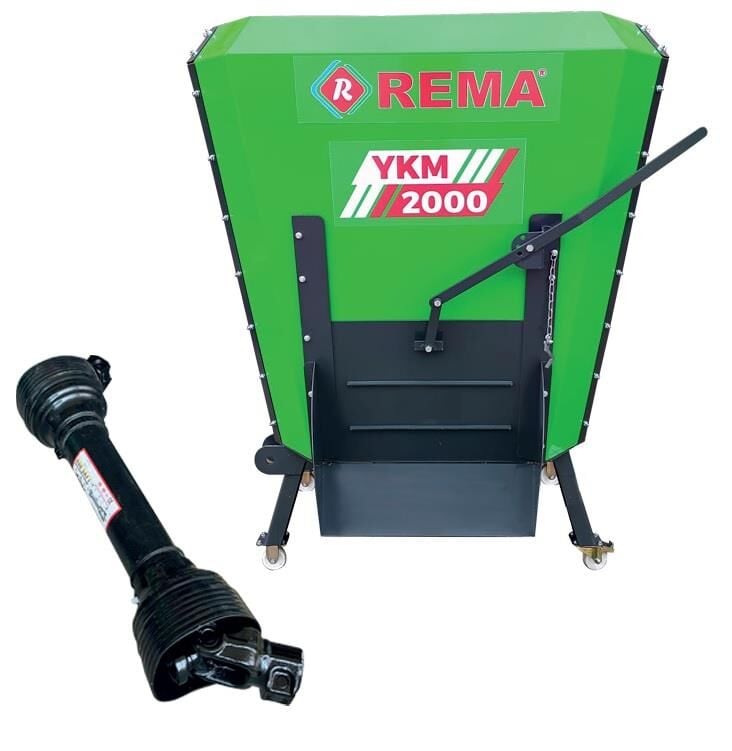 Rema YKM2000 2m³ Traktör Şaftlı Yem Karma Makinesi