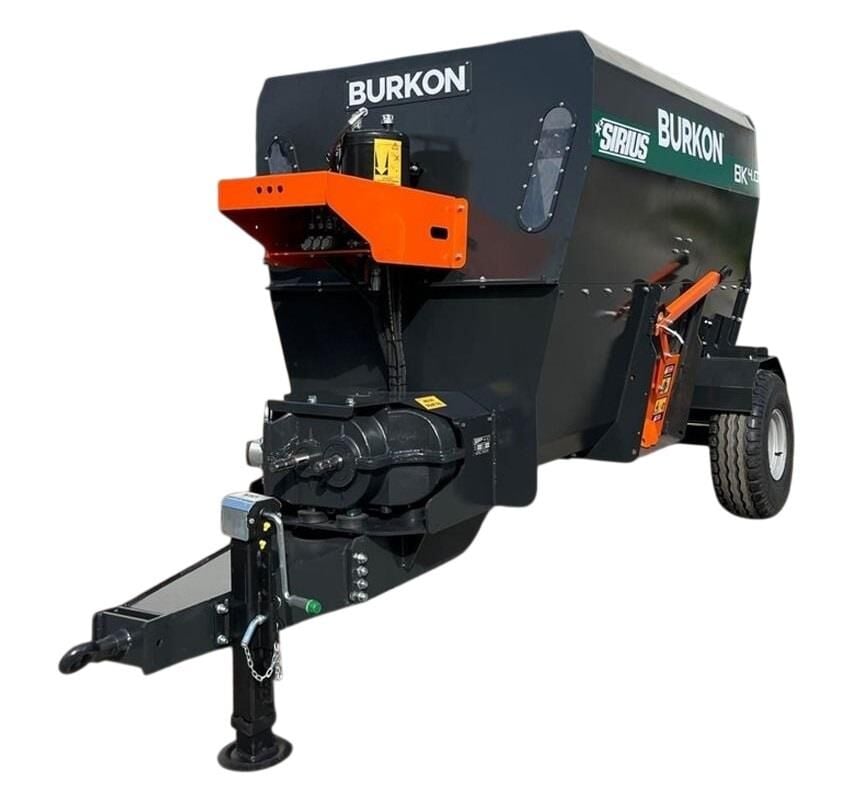 Burkon 4m³ Traktör Şaftlı Çekilir Yatay Yem Karma Makinesi