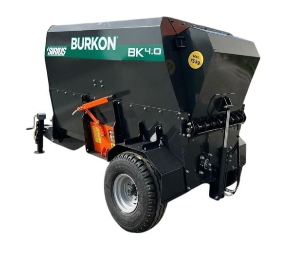 Burkon 4m³ Traktör Şaftlı Çekilir Yatay Yem Karma Makinesi