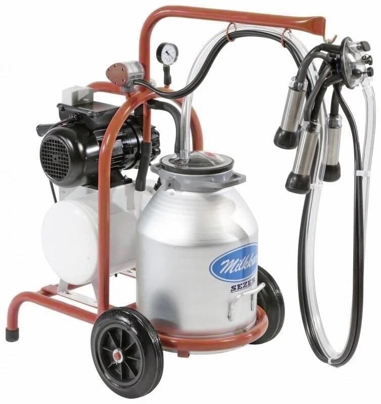 Sezer Alüminyum Güğüm Tek Başlık İnek Sağım Makinesi