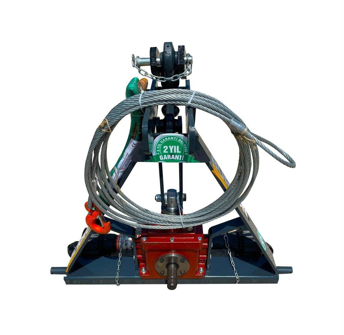 Burkon Şanzımanlı Halatlı Meyve Silkeleme Makinesi