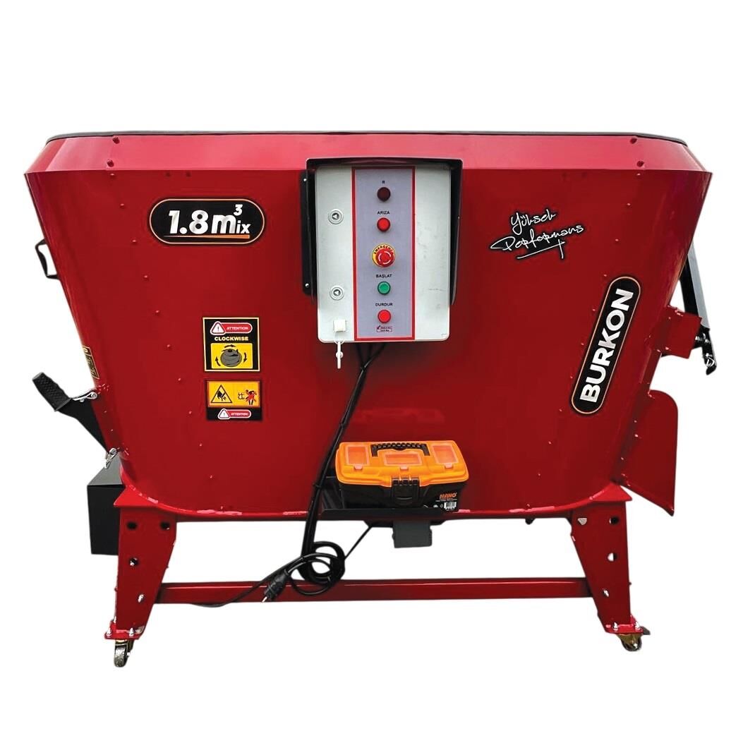 Burkon 1.8m³ 220V Yem Karma Makinesi