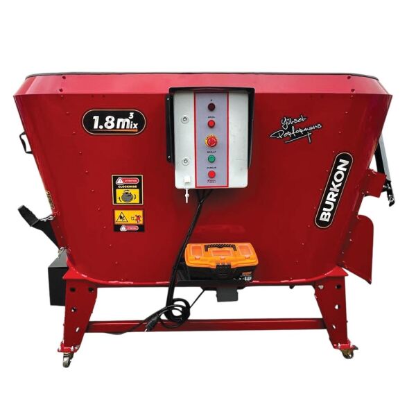 Burkon 1.8m³ 220V Yem Karma Makinesi