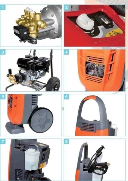 Oleomac PW190C 160 Bar Basınçlı Yıkama Makinesi