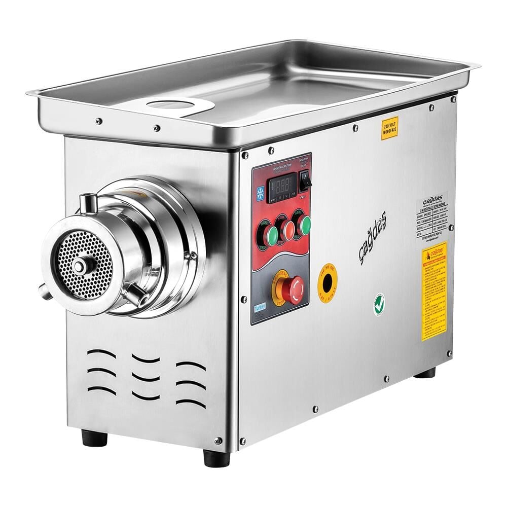 Çağdaş 32 No 220 V Paslanmaz Soğutuculu Kıyma Makinesi