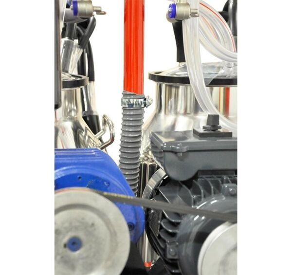 Sezer Çelik Güğüm Dört Başlık İnek Sağım Makinesi