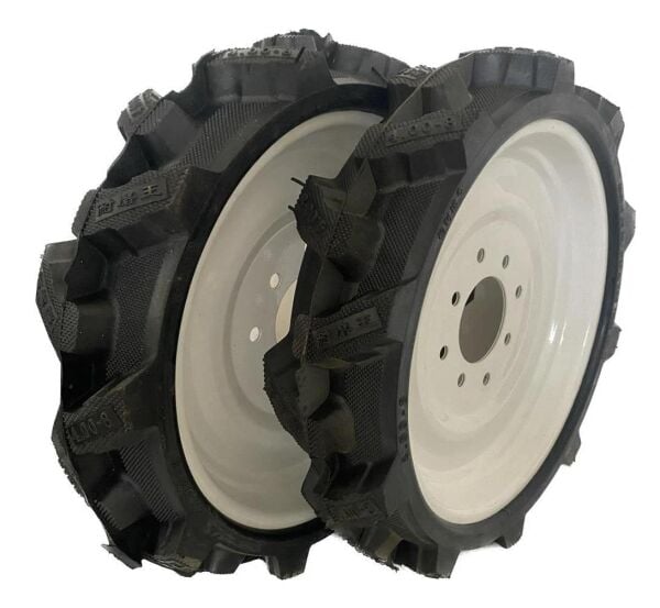 Çapa Makinesi Akslı Dolgu Teker Takımı 4.00-8