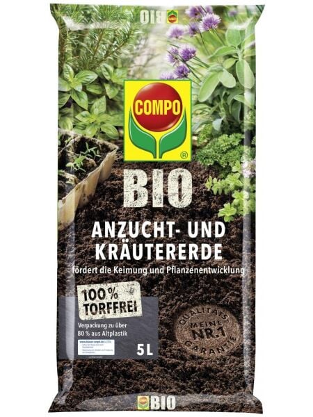 Compo 1422 Organik Aromatik Ot ve Fide Toprağı 5 L