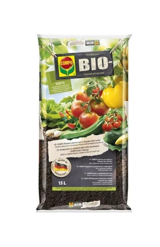 Compo 2929 Bio Domates ve Sebze Toprağı 15 L