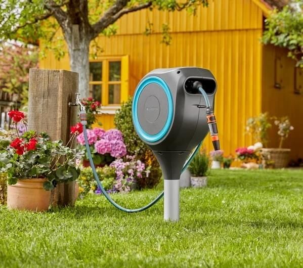 Gardena 18617 20 Mt Teras İçi Otomatik Hortum Makarası