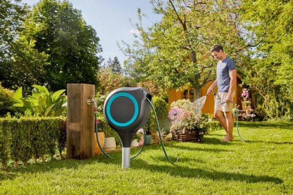 Gardena 18617 20 Mt Teras İçi Otomatik Hortum Makarası