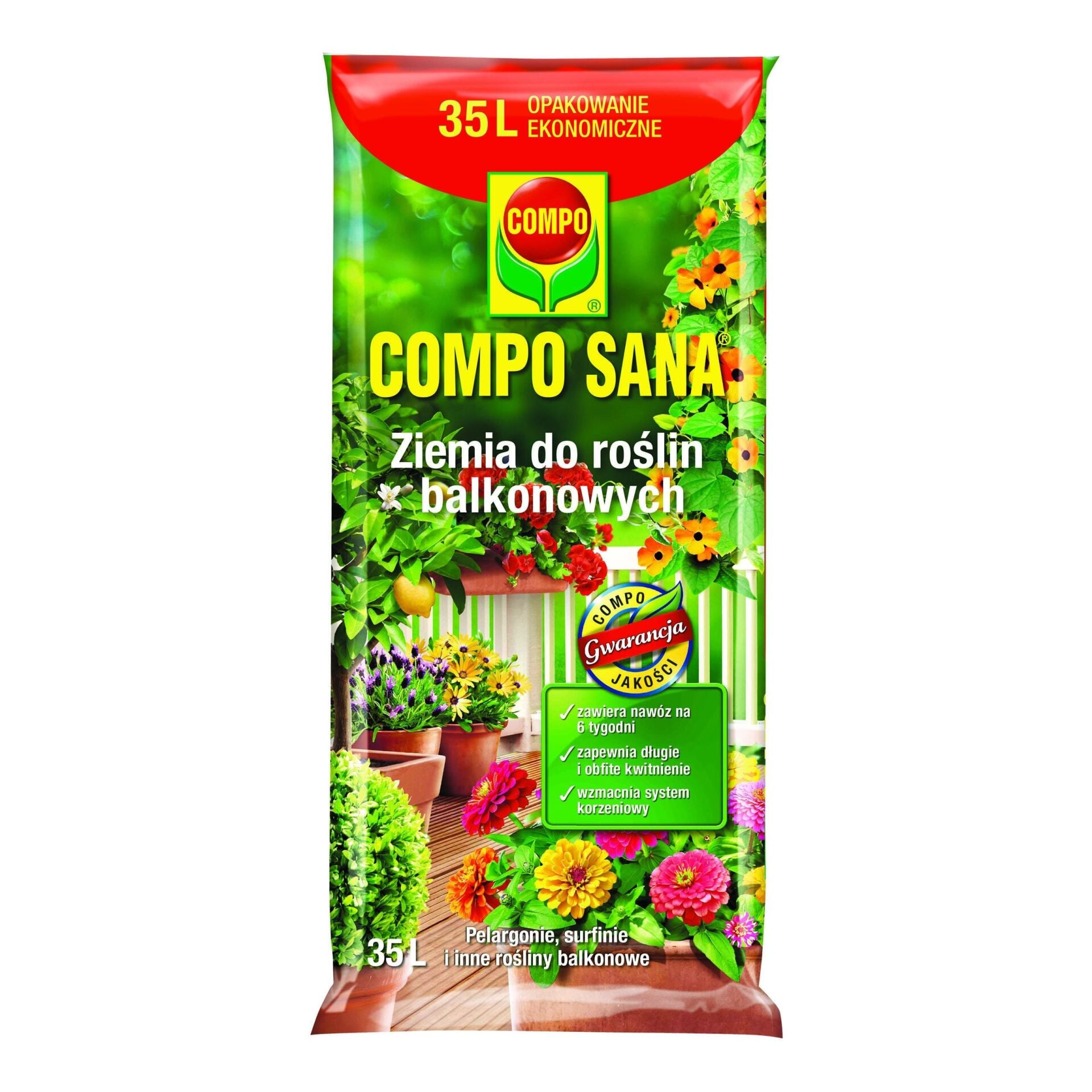 Compo 4051 Balkon Bitkileri İçin Toprak 35 L