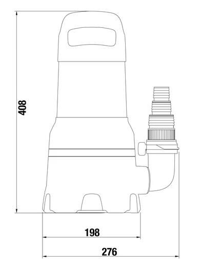 Gardena 9046 25000 Atık Su Dalgıç Pompası
