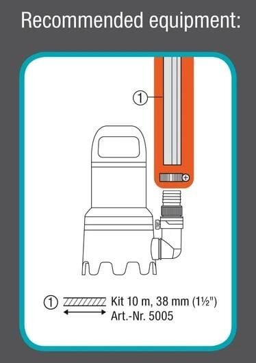 Gardena 9046 25000 Atık Su Dalgıç Pompası