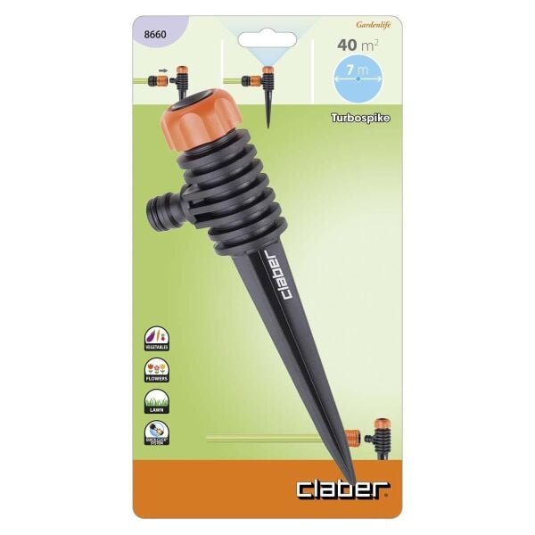 Claber 8660 TURBOSPIKE Sprinkler Sabit