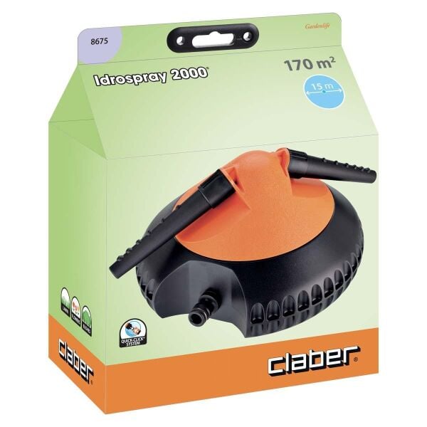 Claber 8675 IDROSPRAY 2000 İki Kollu Döner Fıskiye