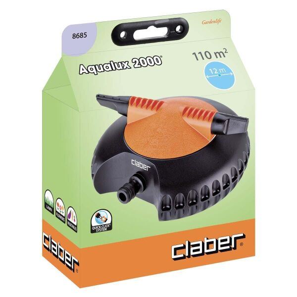 Claber 8685 AQUALUX 2000 İki Kollu Döner Fıskiye