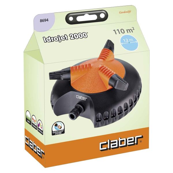 Claber 8694 IDROJET 2000 Üç Kollu Döner Fıskiye