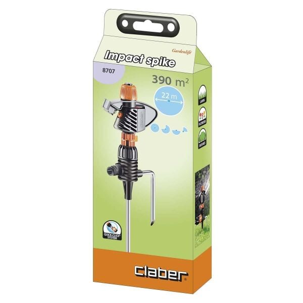 Claber 8707 IMPACT SPIKE Saplamalı Fıskiye