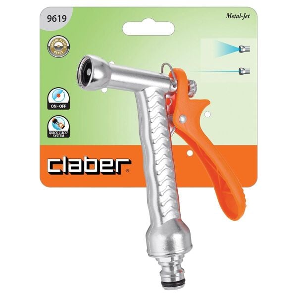 Claber 9619 2 Fonksiyonlu Metal Sulama Tabancası