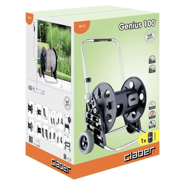 Claber 8872 GENIUS 100 Hortum Arabası