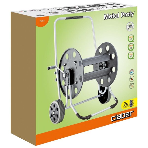 Claber 8894 METAL PROFY Hortum Arabası