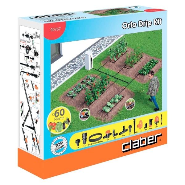 Claber 90767 ORTO DRIP KIT Damlama Sulama Sistemi