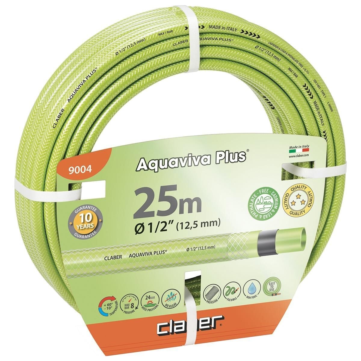 Claber 9004 Aquaviva Plus 25 Mt Hortum