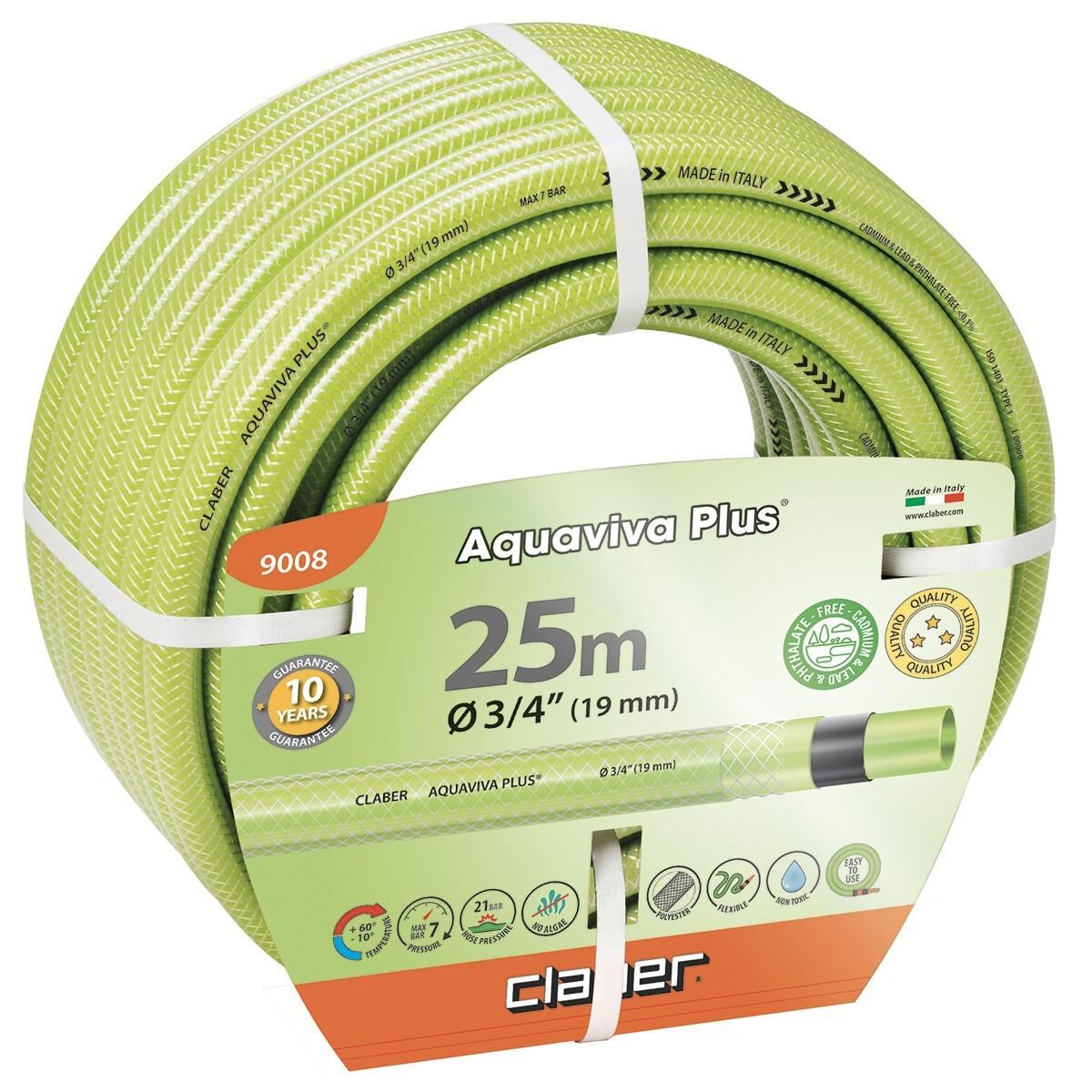Claber 9008 Aquaviva Plus 25 Mt Hortum