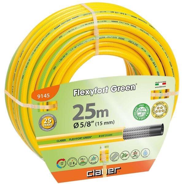 Claber 9145 Flexyfort Green 25 Mt Hortum
