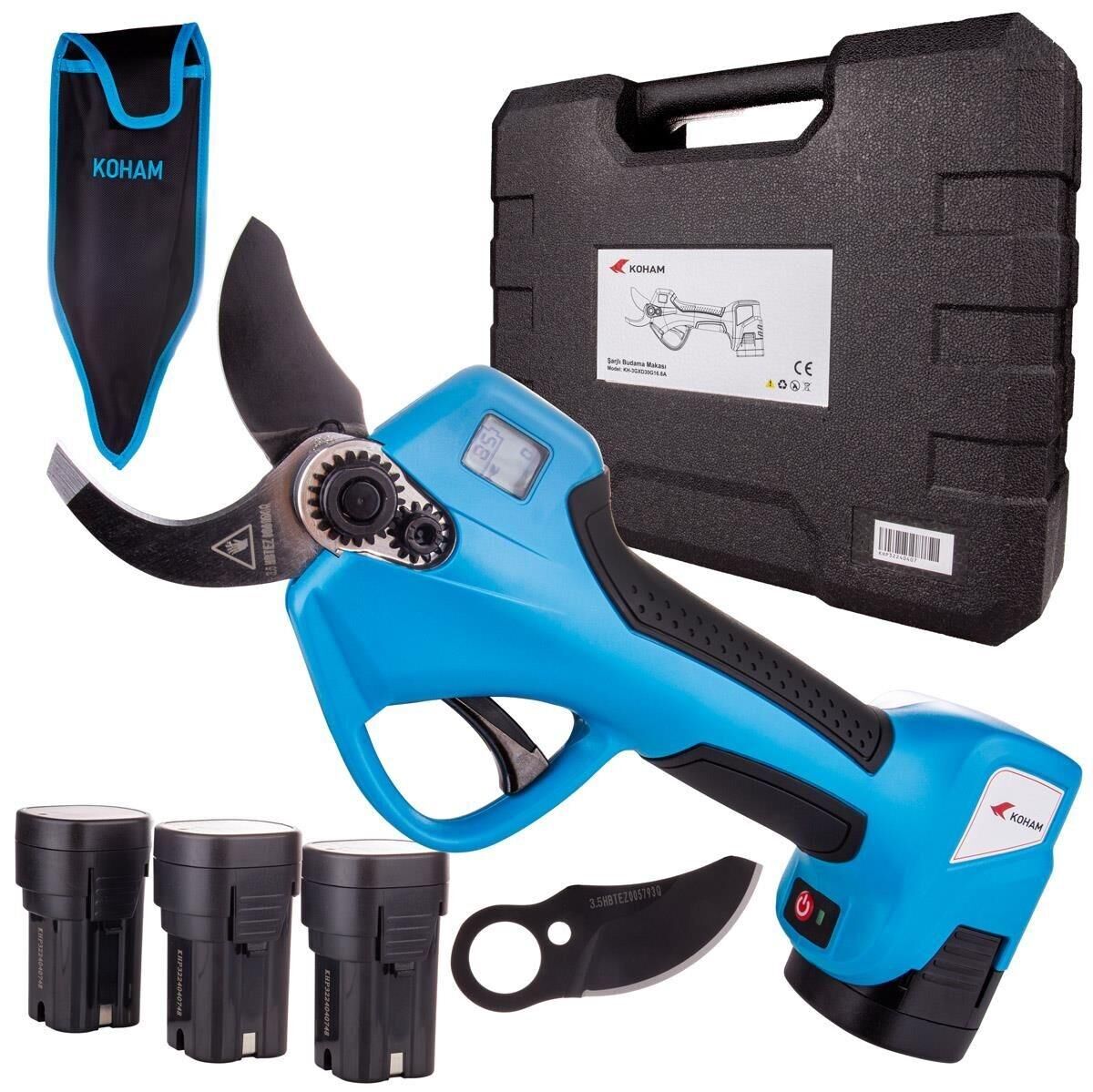 Koham KH-3GXD30G16.8A 35 Mm Akülü Budama Makası