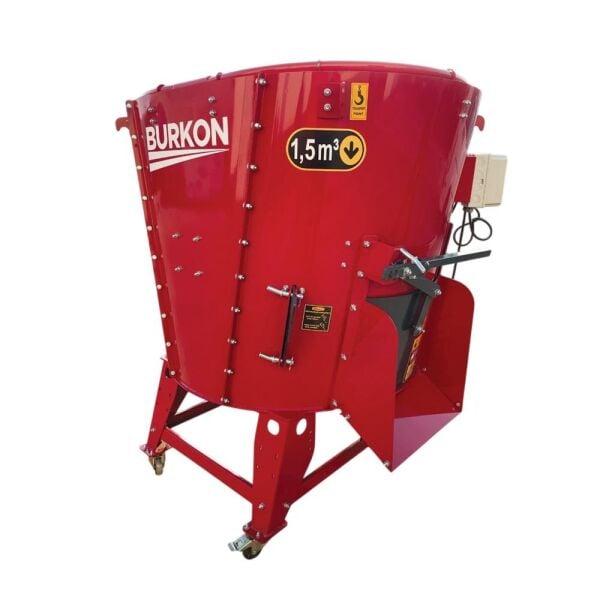 Burkon 1.5m³ 380V Yem Karma Makinesi