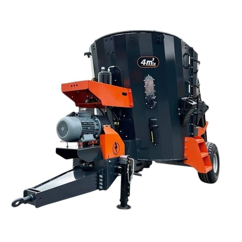 Burkon 4m³ 380V ve Traktör Şaftlı Çekilir Yem Karma Makinesi