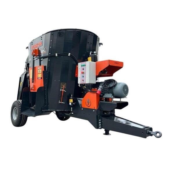 Burkon 4m³ 380V ve Traktör Şaftlı Çekilir Yem Karma Makinesi
