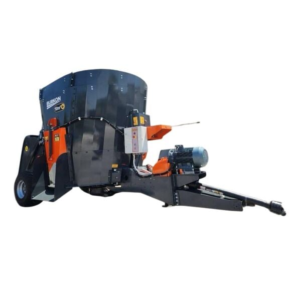 Burkon 10m³ 380V ve Traktör Şaftlı Çekilir Yem Karma Makinesi