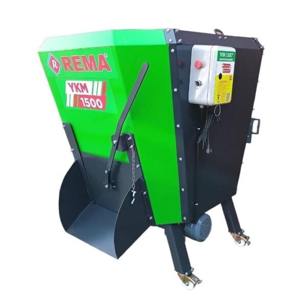Rema YKM1500 1.5m³ 220V ve Traktör Şaftlı Asılır Yem Karma Makinesi