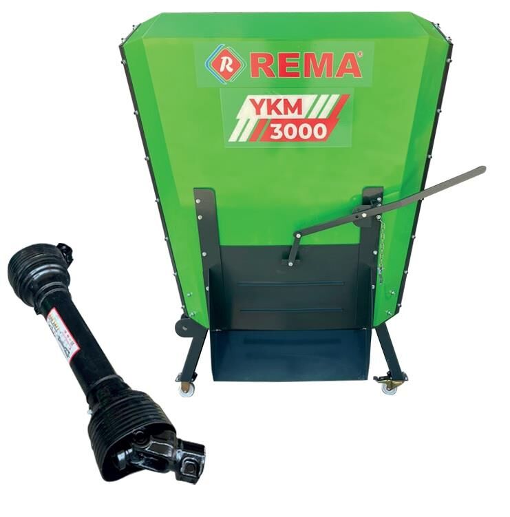 Rema YKM3000 3m³ Traktör Şaftlı Yem Karma Makinesi